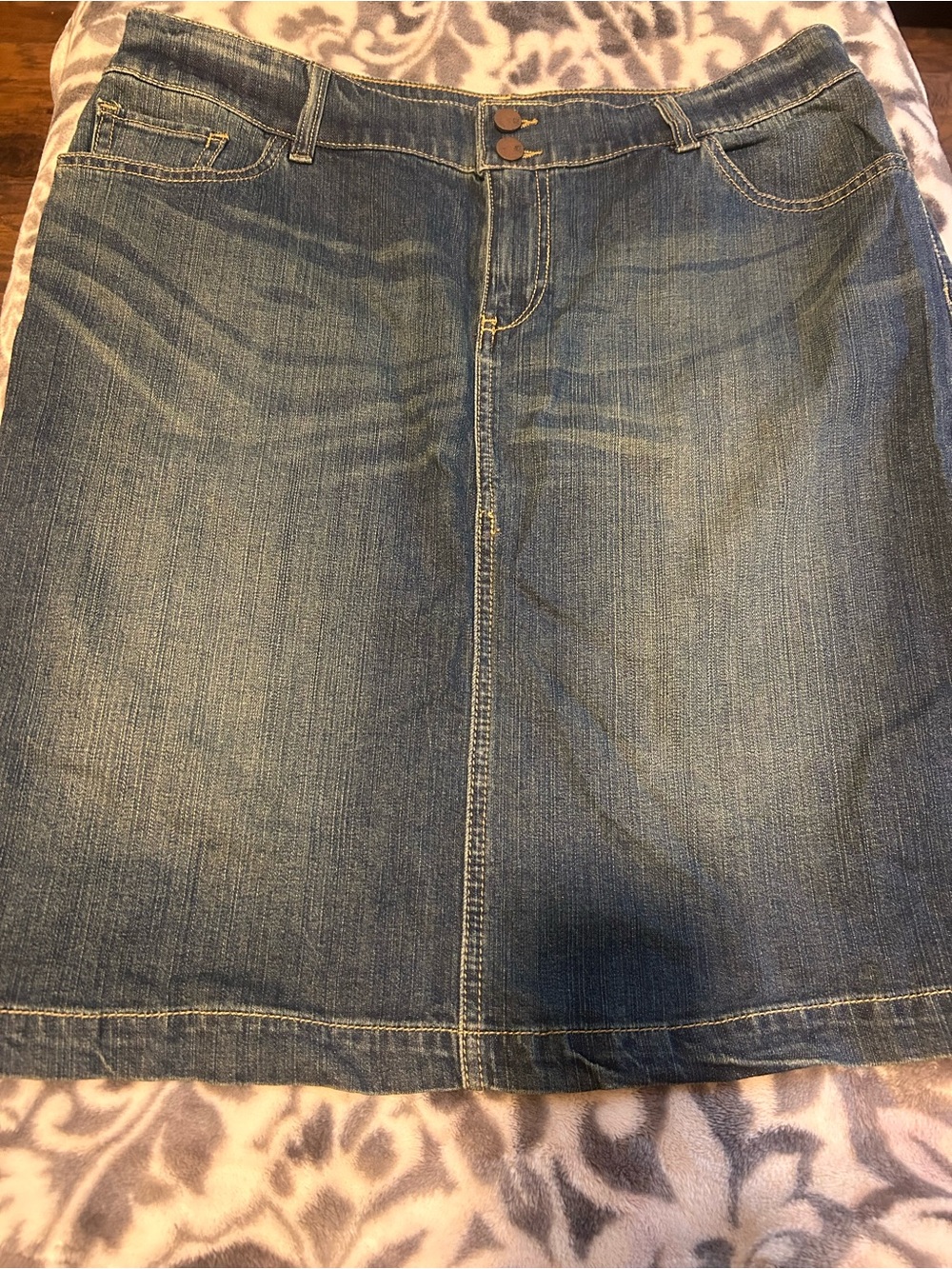 Jean Skirt a-line